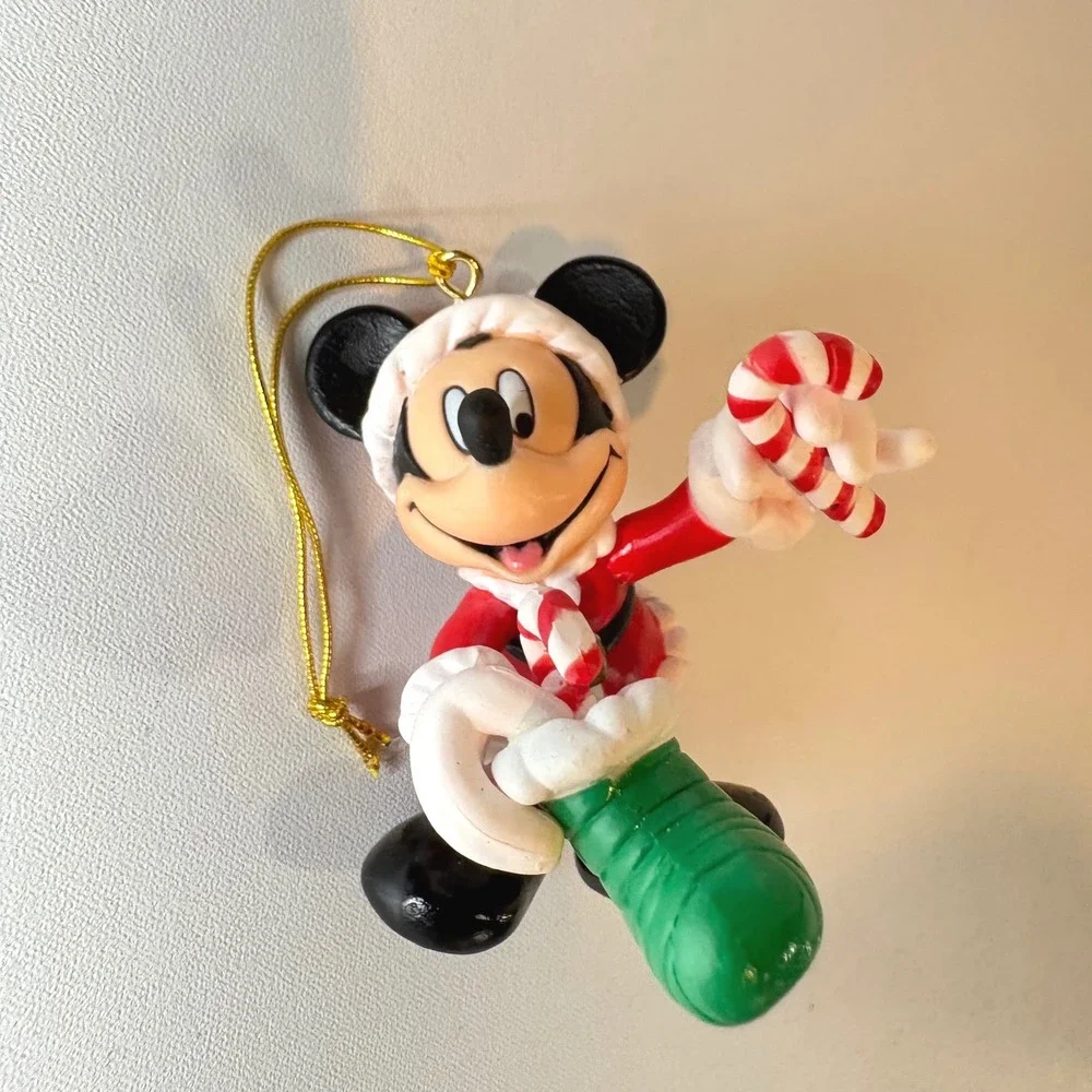 Enesco Disney Mickey Mouse Santa Christmas Ornament Tree-Rific Treasure